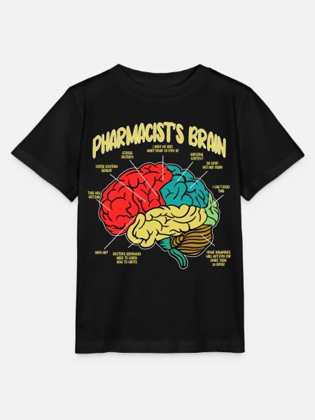 Apotheker Brain Apotheker Techniker - Stanley/Stella Kinder T-Shirt MINI CREATOR - Schwarz