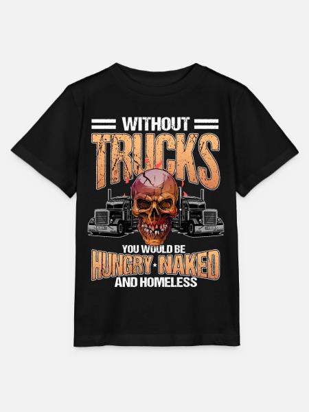 Lkw-Fahrer Trucker Trucks - Stanley/Stella T-shirt MINI CREATOR til børn - sort
