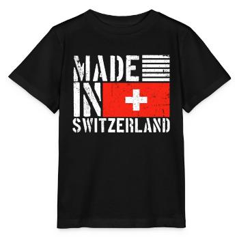 Suisse Swiss Funny Saying - T-shirt bio MINI CREATOR Stanley/Stella Enfant - noir - Devant - Mikhail (115cm)