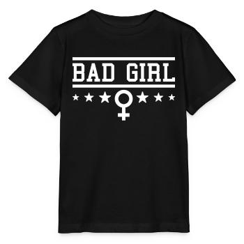 mauvaise fille - T-shirt bio MINI CREATOR Stanley/Stella Enfant - noir - Devant - Mikhail (115cm)