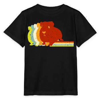 Guinea pig, guinea pig - Stanley/Stella MINI CREATOR Kids’ T-Shirt - black - Front - Mikhail (115cm)