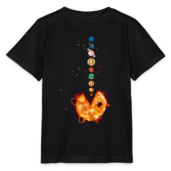 Sonnensystem, Sonnenplaneten, Astrologie - Stanley/Stella Kinder T-Shirt MINI CREATOR  - Schwarz - Vorne - Mikhail (115cm)
