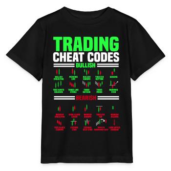 Handel, Händler, Börse, Krypto - Stanley/Stella Kinder T-Shirt MINI CREATOR  - Schwarz - Vorne - Mikhail (115cm)