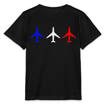Avions Avions - T-shirt bio MINI CREATOR Stanley/Stella Enfant - noir - Devant - Mikhail (115cm)