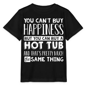 Le tourbillon est le bonheur - T-shirt bio MINI CREATOR Stanley/Stella Enfant - noir - Devant - Mikhail (115cm)
