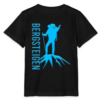 Bergsteigen - Stanley/Stella Kinder T-Shirt MINI CREATOR  - Schwarz - Vorne - Mikhail (115cm)