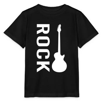 E Guitare Rock - T-shirt bio MINI CREATOR Stanley/Stella Enfant - noir - Devant - Mikhail (115cm)