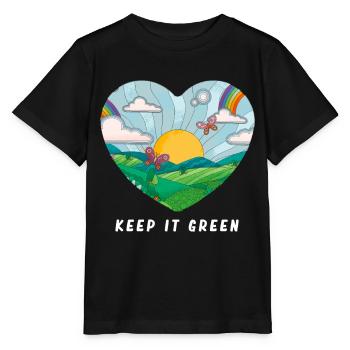 Le Jour de la Terre Sauvez la planète tous les jours - T-shirt bio MINI CREATOR Stanley/Stella Enfant - noir - Devant - Mikhail (115cm)