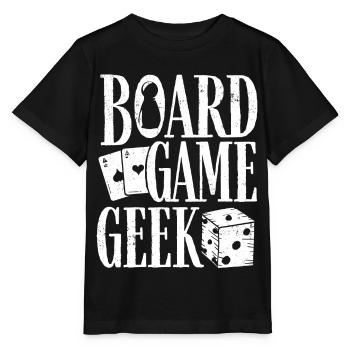 Jeu de société Geek, Jeu de société - T-shirt bio MINI CREATOR Stanley/Stella Enfant - noir - Devant - Mikhail (115cm)