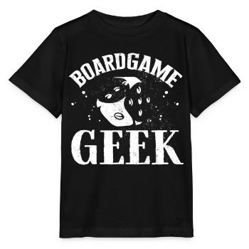 Jeu de société Geek, Jeu de société - T-shirt bio MINI CREATOR Stanley/Stella Enfant - noir - Devant - Mikhail (115cm)