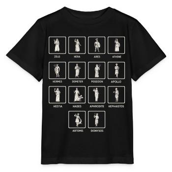 Griechische Mythologie, Griechischer Mythos Götter - Stanley/Stella Kinder T-Shirt MINI CREATOR  - Schwarz - Vorne - Mikhail (115cm)
