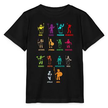 Griechische Mythologie, Griechischer Mythos Götter - Stanley/Stella Kinder T-Shirt MINI CREATOR  - Schwarz - Vorne - Mikhail (115cm)
