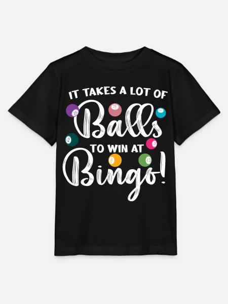 Bingo-Spieler, Bingo, Bingo-Kugeln - Stanley/Stella Kinder T-Shirt MINI CREATOR  - Schwarz