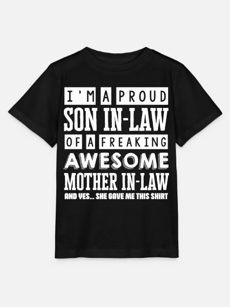 Schwiegersohn Der Schwiegermutter - Stanley/Stella Kinder T-Shirt MINI CREATOR - Schwarz