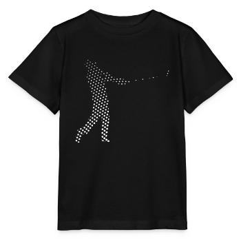 Golf Golfer - Stanley/Stella Kinder T-Shirt MINI CREATOR  - Schwarz - Vorne - Mikhail (115cm)