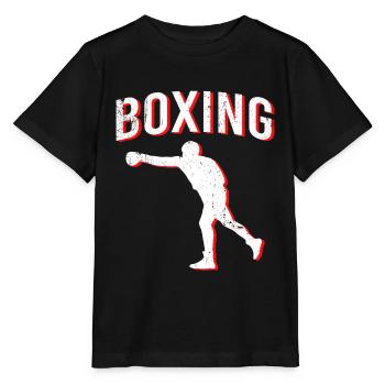 Boxing boxing - Stanley/Stella MINI CREATOR Kids’ T-Shirt - black - Front - Mikhail (115cm)