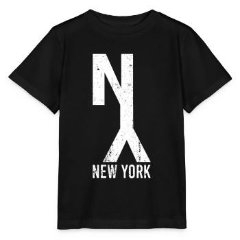 New York - Stanley/Stella Kinder T-Shirt MINI CREATOR  - Schwarz - Vorne - Mikhail (115cm)