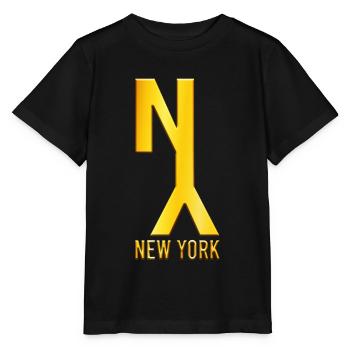 New York - Stanley/Stella Kinder T-Shirt MINI CREATOR  - Schwarz - Vorne - Mikhail (115cm)