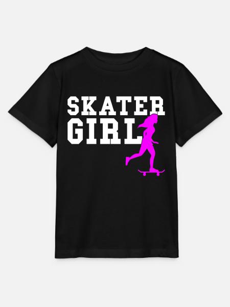 skater girl - Stanley/Stella Kinder T-Shirt MINI CREATOR - Schwarz