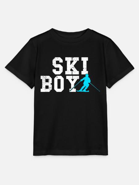ski boy - Stanley/Stella Kinder T-Shirt MINI CREATOR  - Schwarz