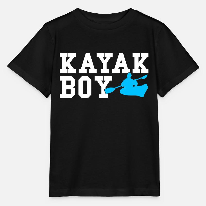 kajak dreng - Stanley/Stella T-shirt MINI CREATOR til børn - sort