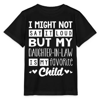 Belle-fille Mon enfant préféré - T-shirt bio MINI CREATOR Stanley/Stella Enfant - noir - Devant - Mikhail (115cm)