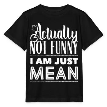 Ich Bin Eigentlich Nicht Lustig Ich Bin Nur Gemein - Stanley/Stella Kinder T-Shirt MINI CREATOR  - Schwarz - Vorne - Mikhail (115cm)