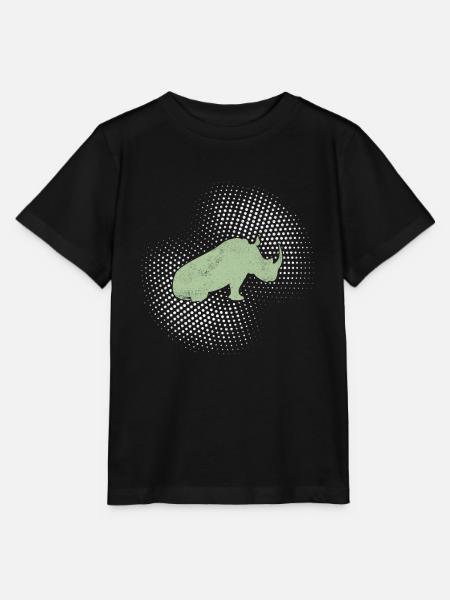 Nashorn - Stanley/Stella Kinder T-Shirt MINI CREATOR - Schwarz