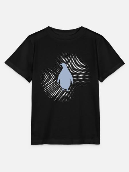 Pinguin - Stanley/Stella Kinder T-Shirt MINI CREATOR  - Schwarz