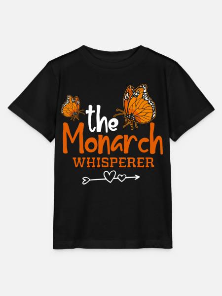 Monarchfalter - Stanley/Stella Kinder T-Shirt MINI CREATOR - Schwarz