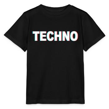 Techno - Stanley/Stella MINI CREATOR Kids’ T-Shirt - black - Front - Mikhail (115cm)