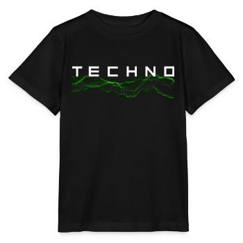 Techno - T-shirt bio MINI CREATOR Stanley/Stella Enfant - noir - Devant - Mikhail (115cm)