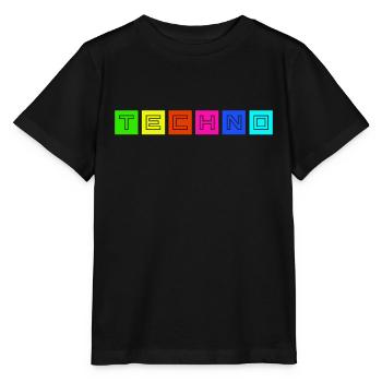 Techno - T-shirt bio MINI CREATOR Stanley/Stella Enfant - noir - Devant - Mikhail (115cm)