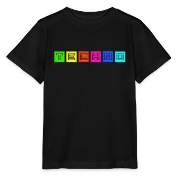 Techno - T-shirt bio MINI CREATOR Stanley/Stella Enfant - noir - Devant - Mikhail (115cm)