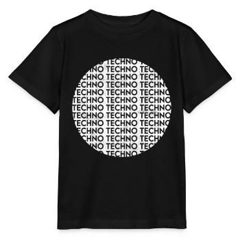 Techno - T-shirt bio MINI CREATOR Stanley/Stella Enfant - noir - Devant - Mikhail (115cm)