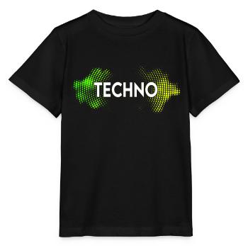 Techno - T-shirt bio MINI CREATOR Stanley/Stella Enfant - noir - Devant - Mikhail (115cm)