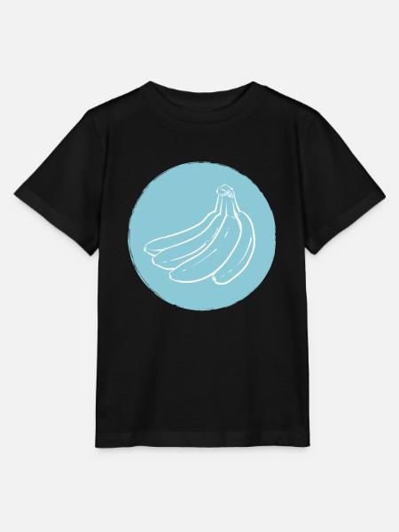 Banane - Stanley/Stella Kinder T-Shirt MINI CREATOR - Schwarz