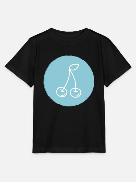 Kirsche - Stanley/Stella Kinder T-Shirt MINI CREATOR  - Schwarz
