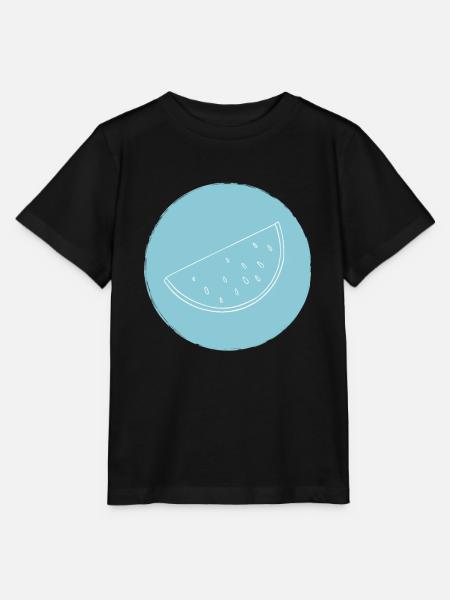 Wassermelone - Stanley/Stella Kinder T-Shirt MINI CREATOR - Schwarz