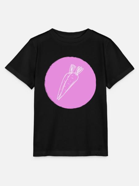 Karotte - Stanley/Stella Kinder T-Shirt MINI CREATOR - Schwarz