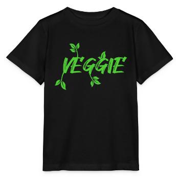 Vegan Veggie - Stanley/Stella MINI CREATOR Kids’ T-Shirt - black - Front - Mikhail (115cm)