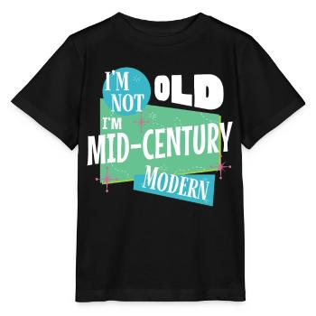 Je ne suis pas vieux, je suis moderne - T-shirt bio MINI CREATOR Stanley/Stella Enfant - noir - Devant - Mikhail (115cm)