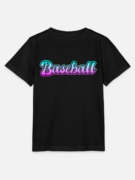 Baseball - Stanley/Stella Kinder T-Shirt MINI CREATOR - Schwarz