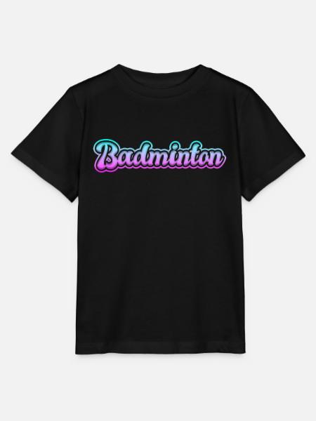 badminton - Stanley/Stella Kinder T-Shirt MINI CREATOR - Schwarz