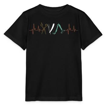 Friseur, Friseur, Barbershop - Stanley/Stella Kinder T-Shirt MINI CREATOR  - Schwarz - Vorne - Mikhail (115cm)