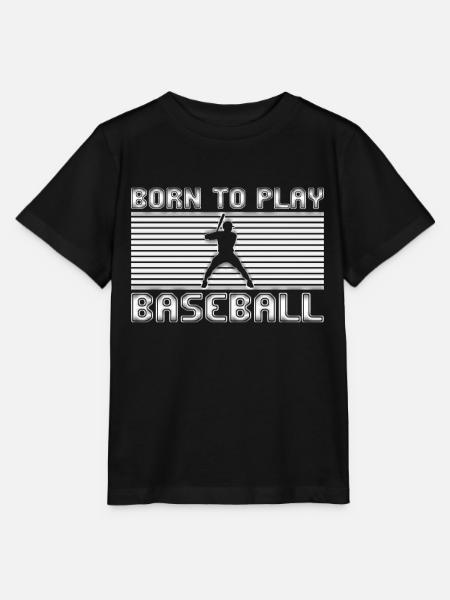 Baseball - Stanley/Stella Kinder T-Shirt MINI CREATOR  - Schwarz