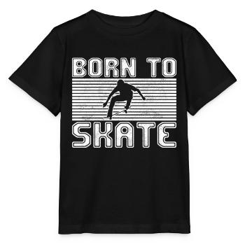 skating - Stanley/Stella MINI CREATOR Kids’ T-Shirt - black - Front - Mikhail (115cm)