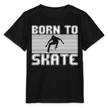 skating - Stanley/Stella MINI CREATOR Kids’ T-Shirt - black - Front - Mikhail (115cm)