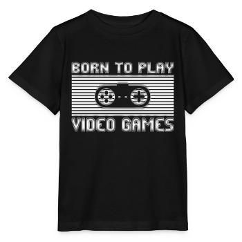 Zocken Video Games - Stanley/Stella Kinder T-Shirt MINI CREATOR  - Schwarz - Vorne - Mikhail (115cm)