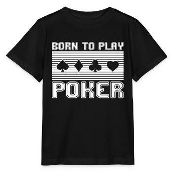 Poker - T-shirt bio MINI CREATOR Stanley/Stella Enfant - noir - Devant - Mikhail (115cm)